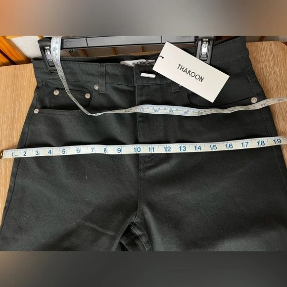 NWT Thakoon Charcoal Straight-Leg Jeans size 8 - Picture 11 of 13